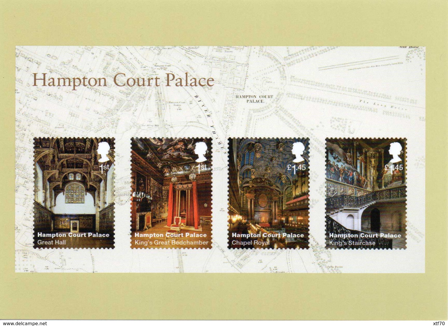 GREAT BRITAIN 2018 Hampton Court Palace mint PHQ cards