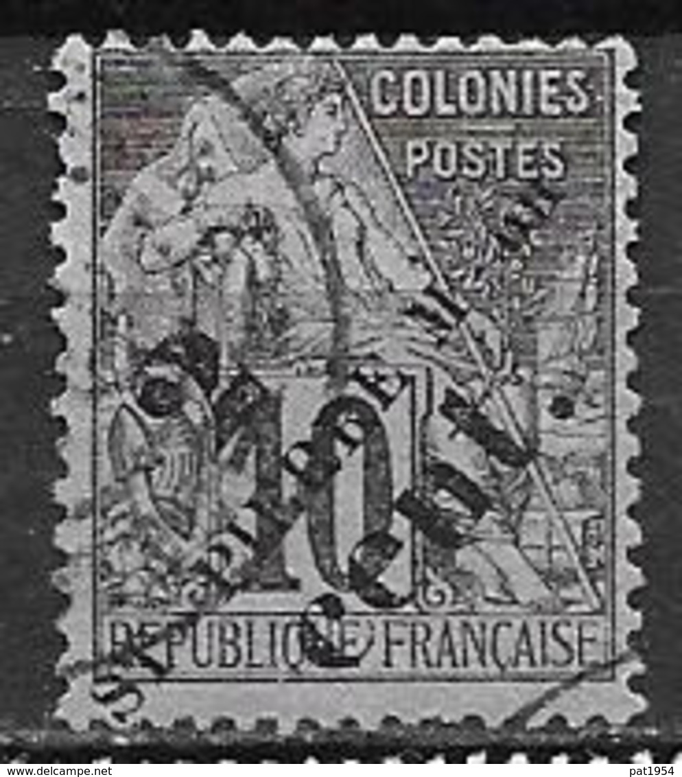 Saint Pierre Et Miquelon 1891 N° 38 Oblitéré Surchargé Cote 20,00 Euros - Usados