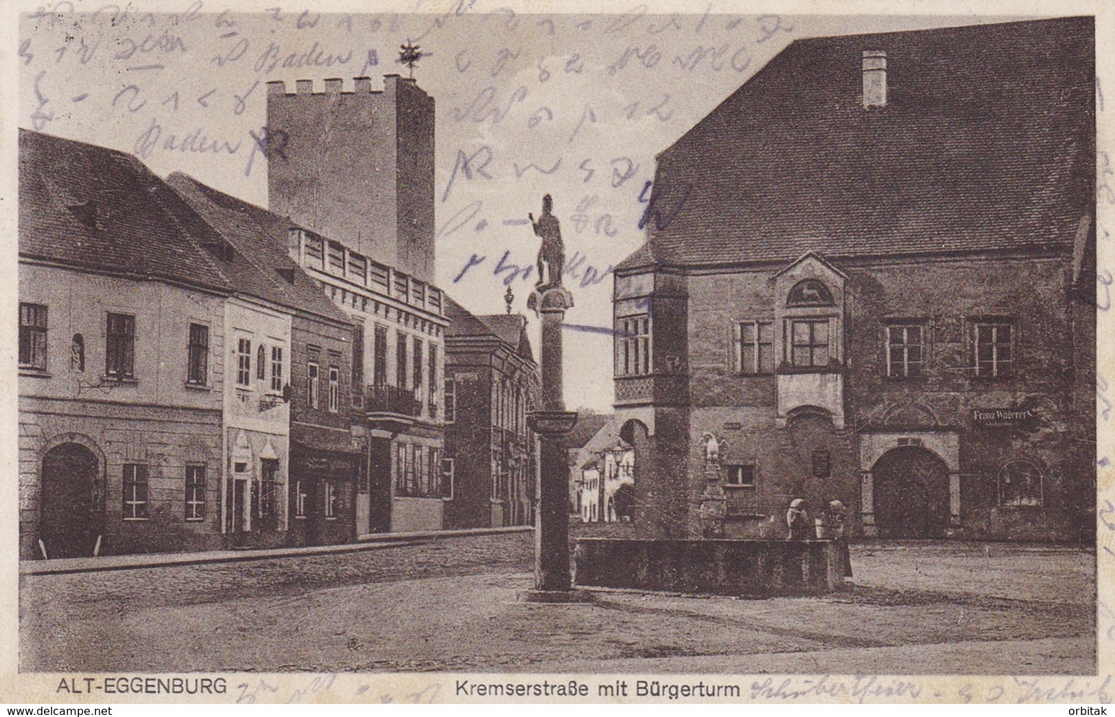 Eggenburg * Kremserstrasse Mit Bürgerturm, Stadtteil * Österreich * AK1559 - Eggenburg