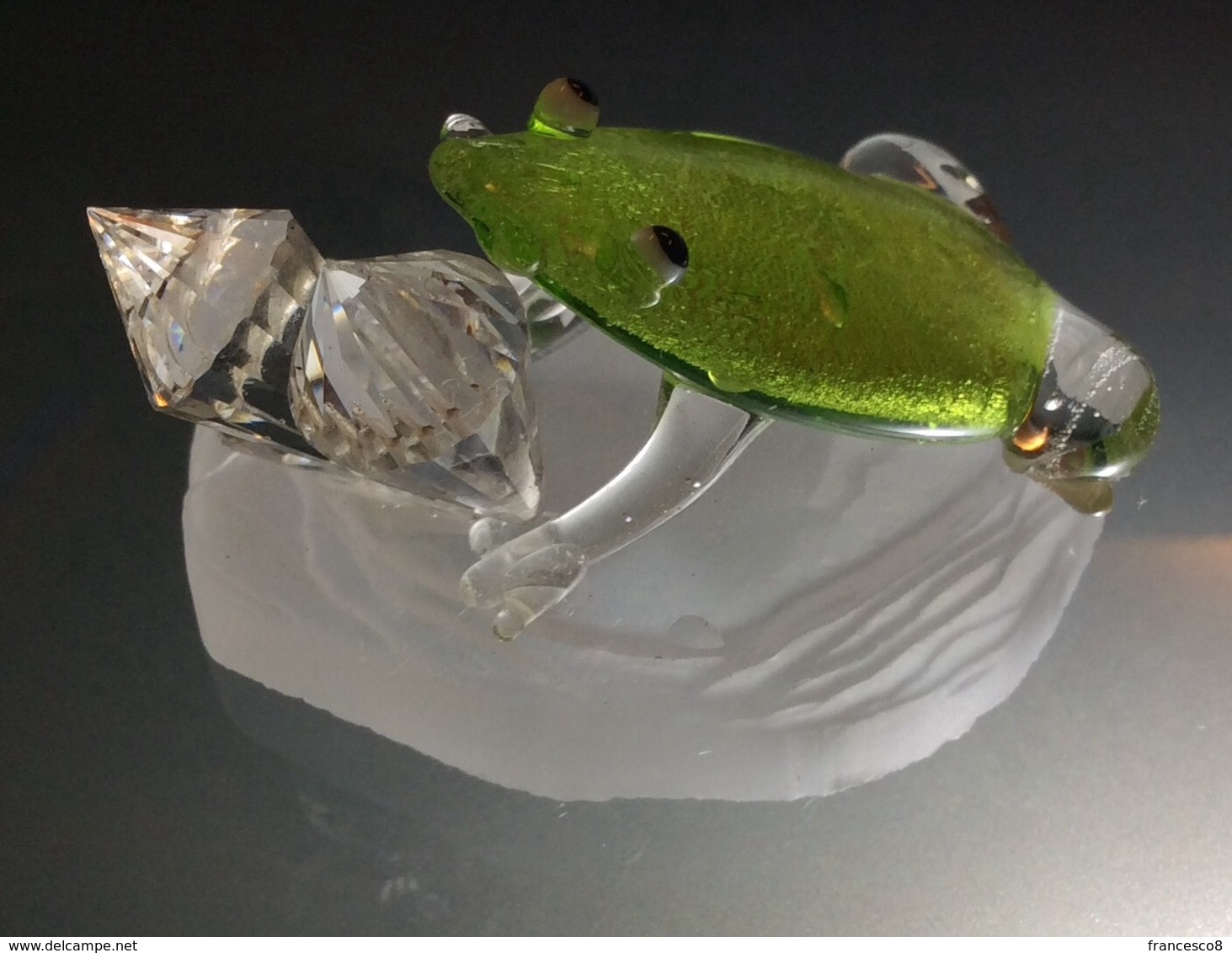 RANA FROG GLASS FROSCH GRENOUILLE Soprammobile - Oggetti 'Ricordo Di'