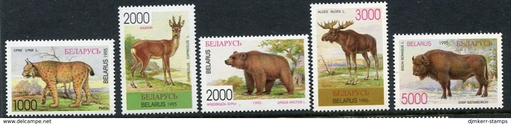 BELARUS 1996 Forest Mammals MNH /**.  Michel 114-18 - Belarus