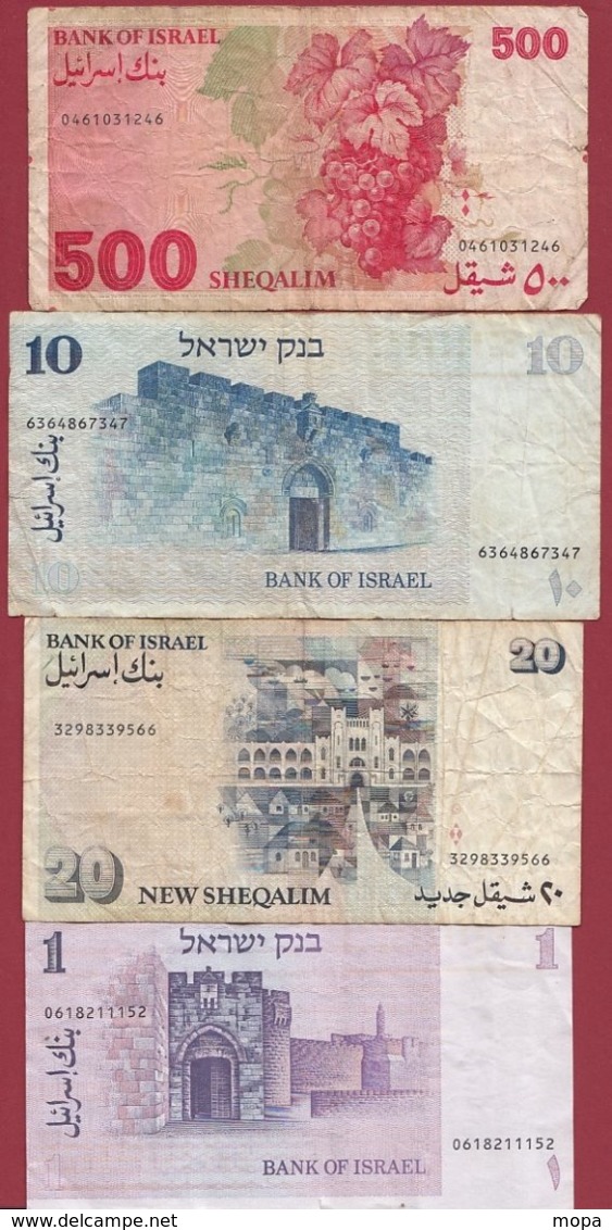 Israèl 8 Billets Dans L 'état - Israel