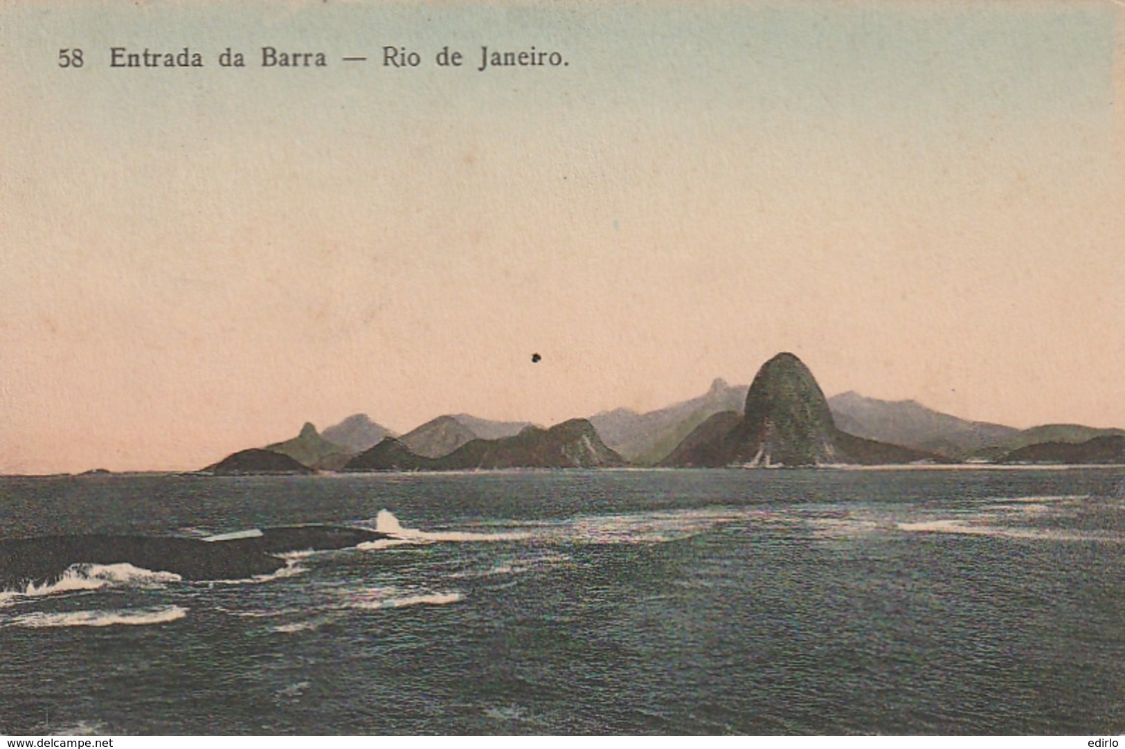 ***  BRESIL *** RIO DE JANEIRO Entrada De Barra  ---  Timbrée TTB - Rio De Janeiro