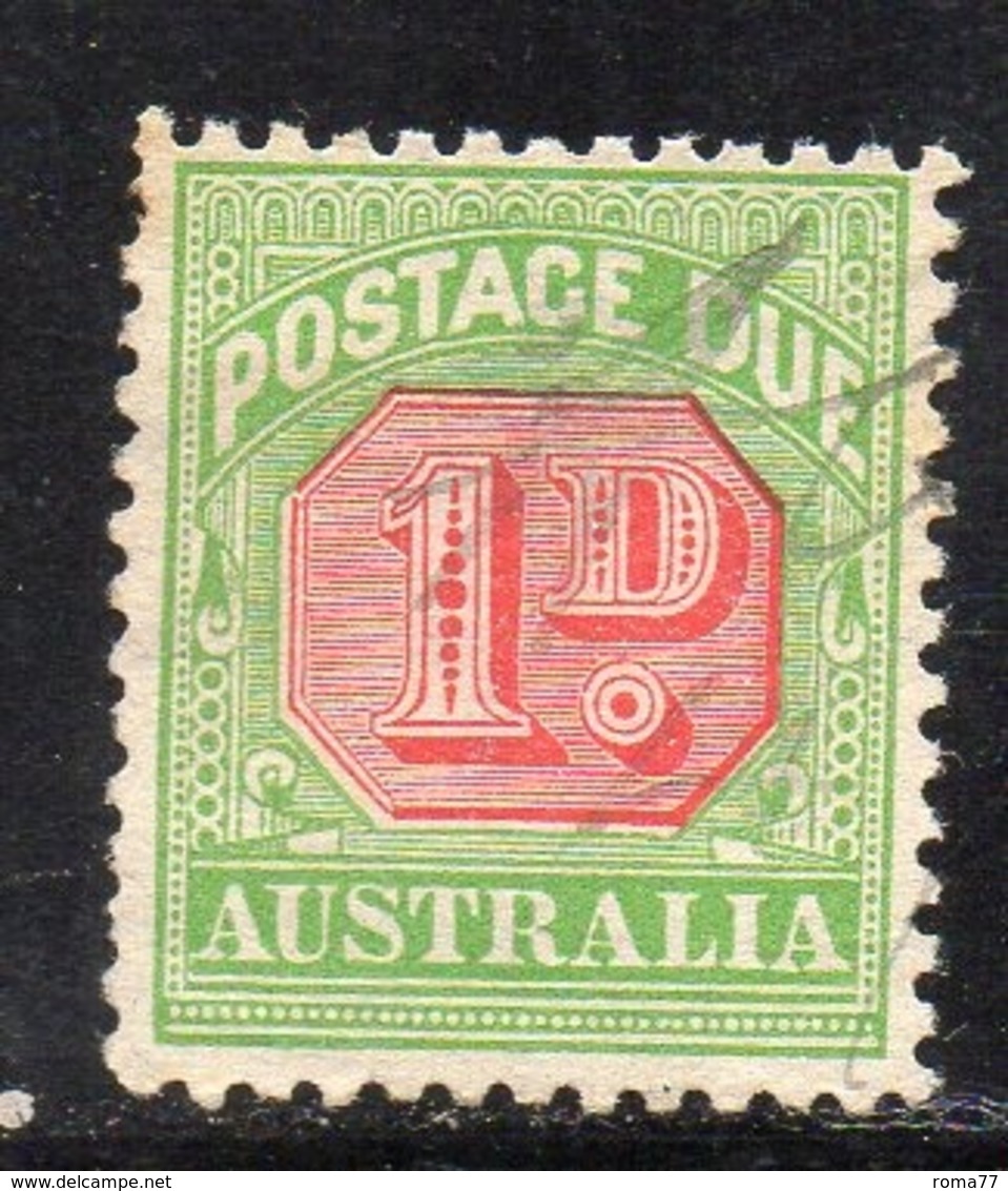 Y1699 - AUSTRALIA 1932 , Segnatasse 1 D.  Usato  (2380A)  Crown On A - Impuestos
