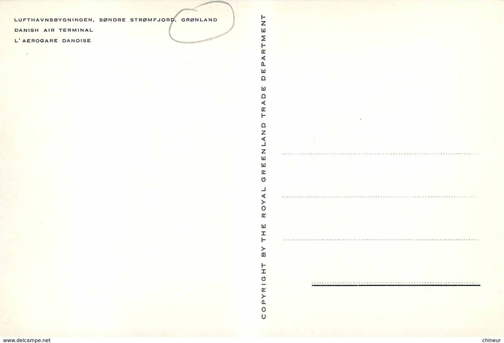 GROENLAND LUFTHAVNSBYGNINGEN DANISH AIR TERMINAL - Groenlandia