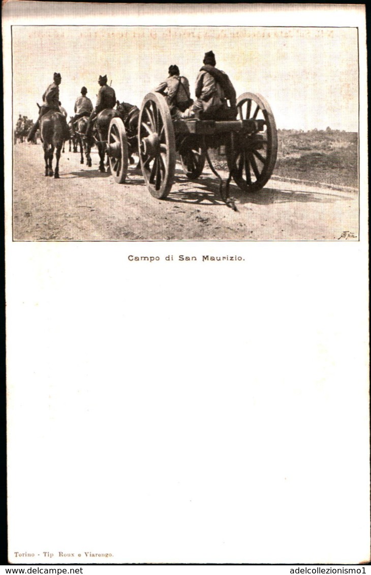 7412) CARTOLINA -MILITARI-CAMPO DI SAN MAURIZIO--NUOVA - Manovre