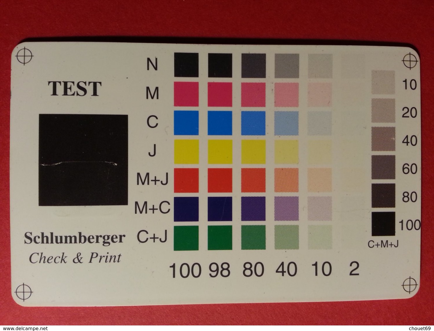 DEMO TEST SCHLUMBERGER SC7 Check & Print  (BF1217 - Unknown Origin