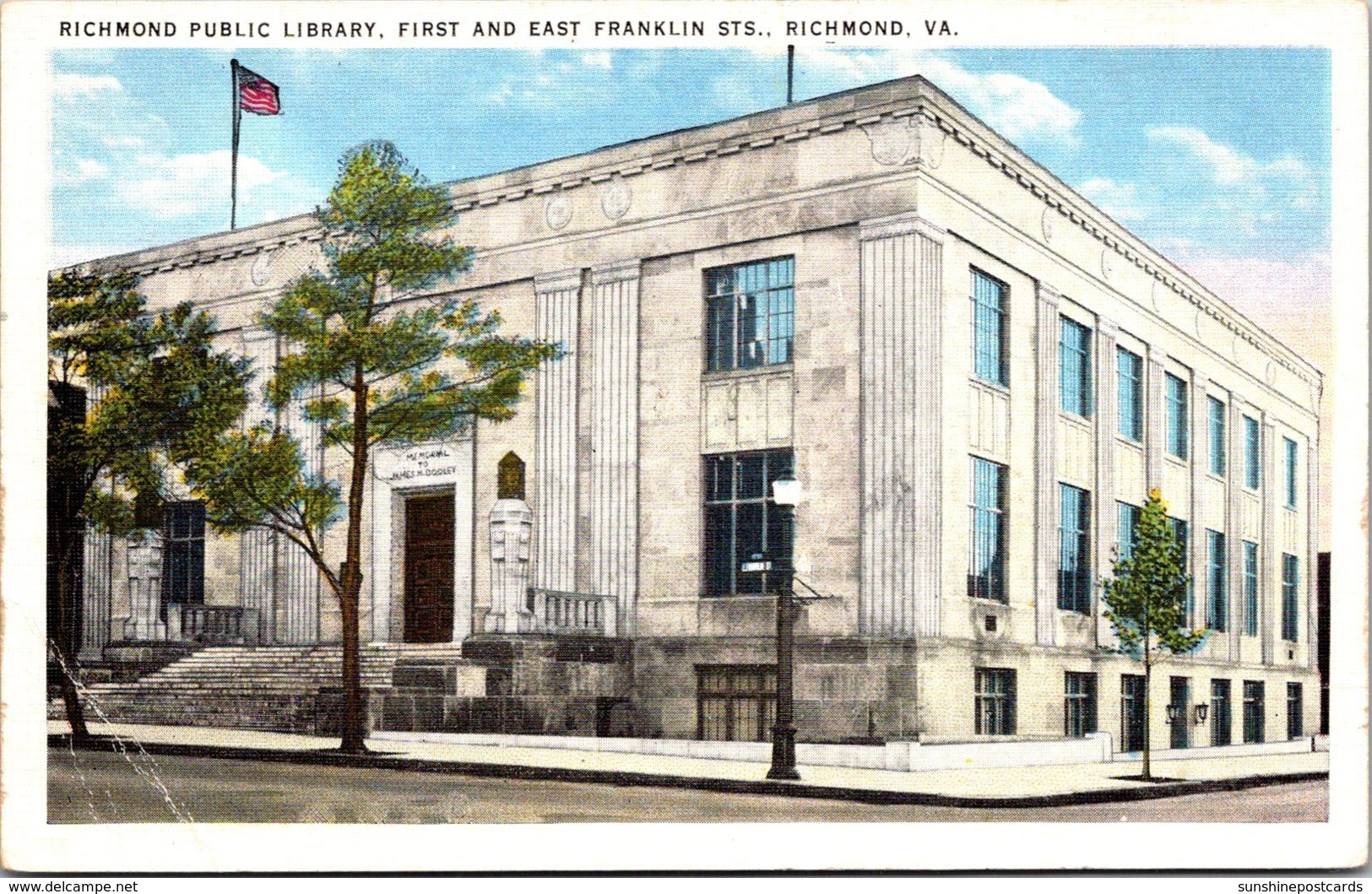 Virginia Richmond Public Library First And East Franklin Streets - Richmond