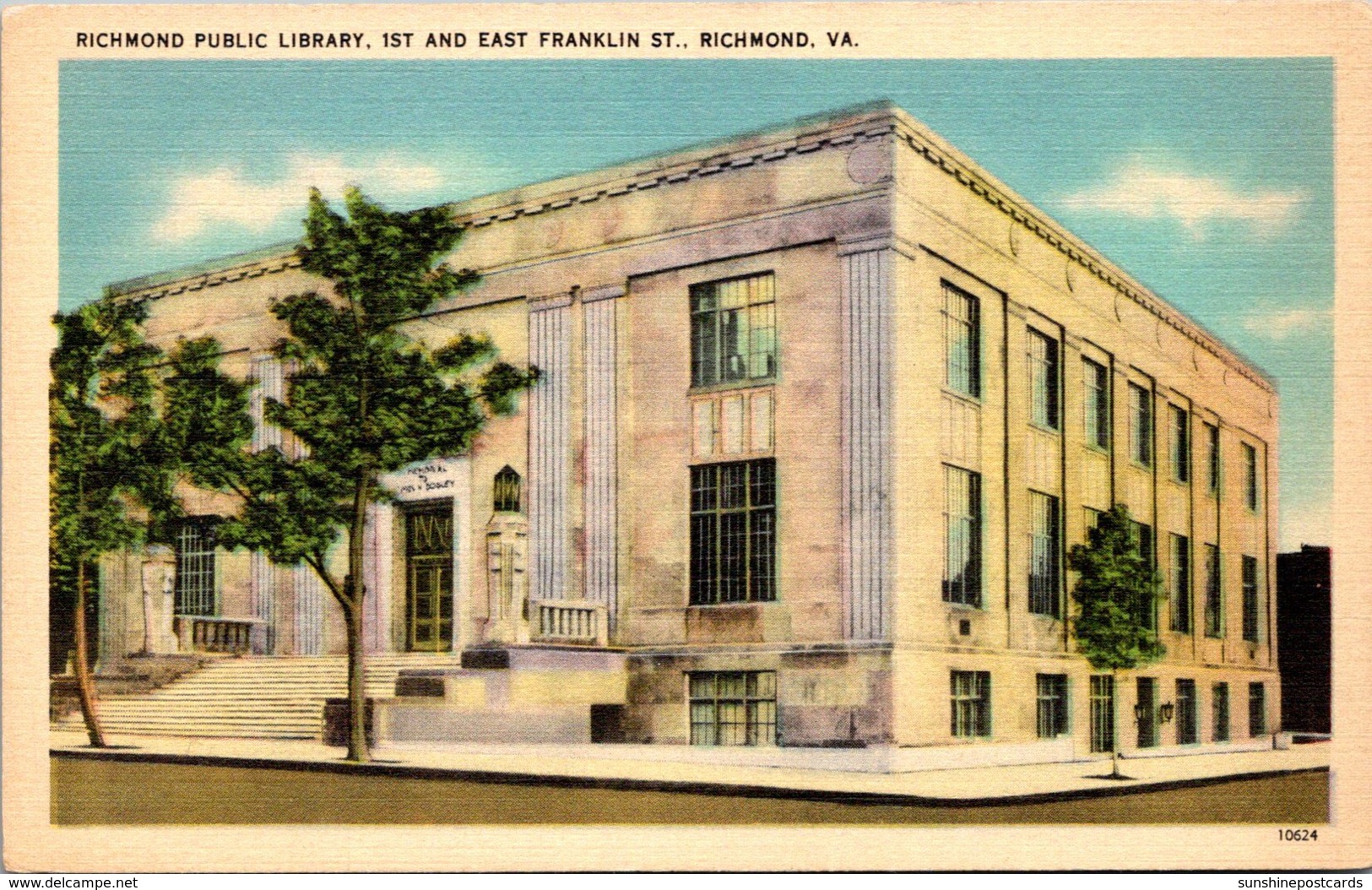 Virginia Richmond Public Library 1st And East Franklin Streets - Richmond