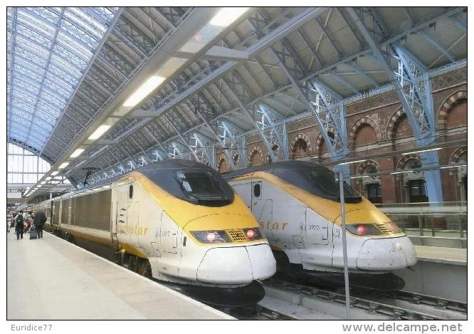 High-speed Trains - Eurostar Paris-Londres Postcard Collector - Trenes