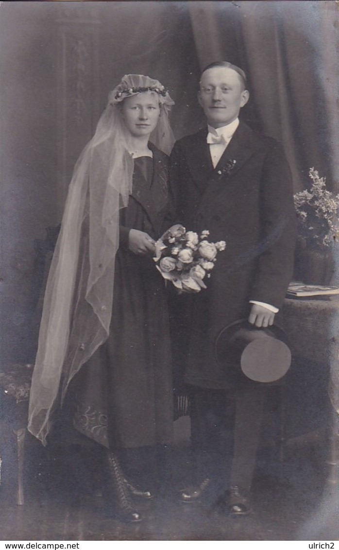 AK Foto Brautpaar - Hochzeit - Ca. 1910 (44534) - Hochzeiten