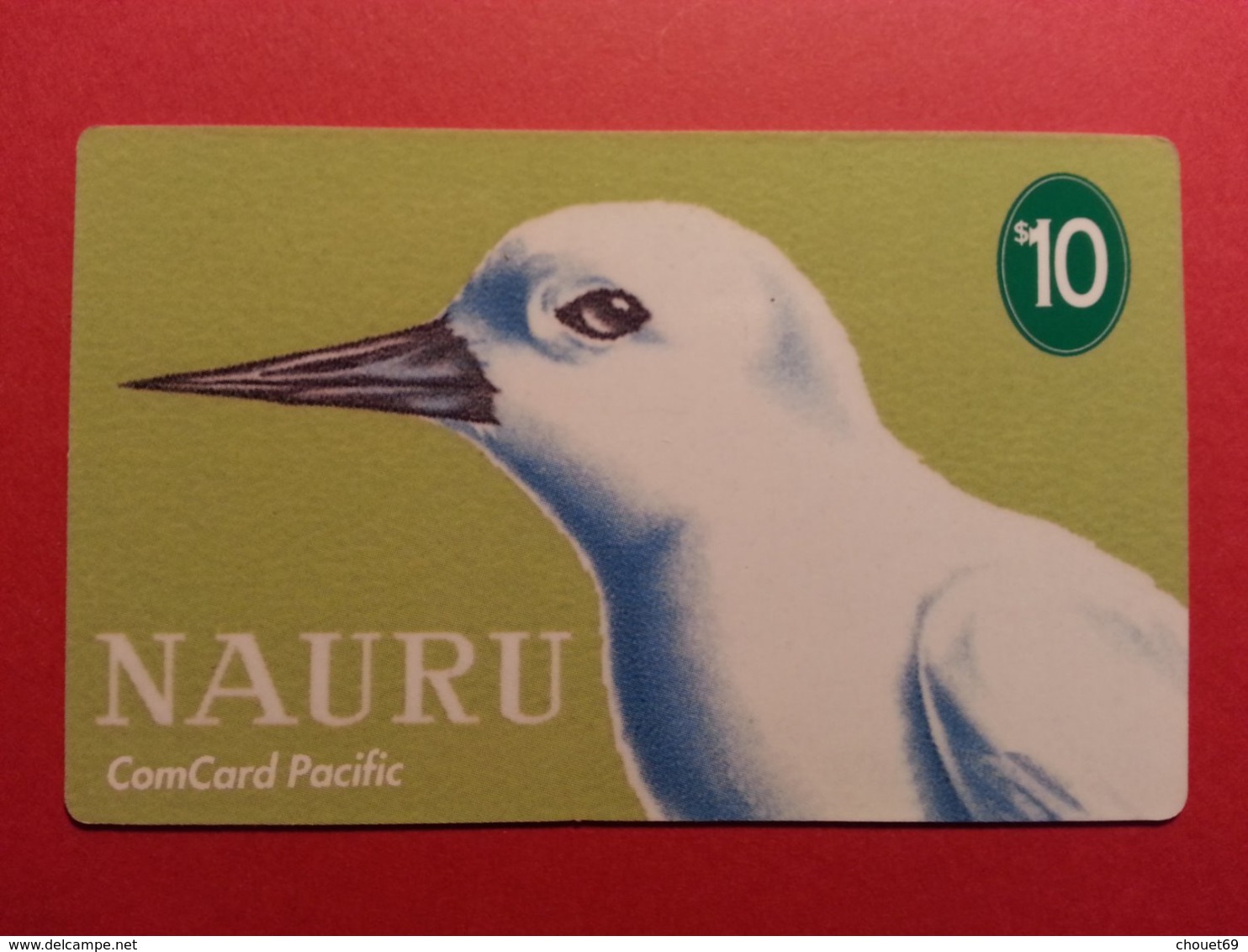 NAURU COMCARD PACIFIC N°3 White Tern With Magnetic Band  (FB1217) - Nauru