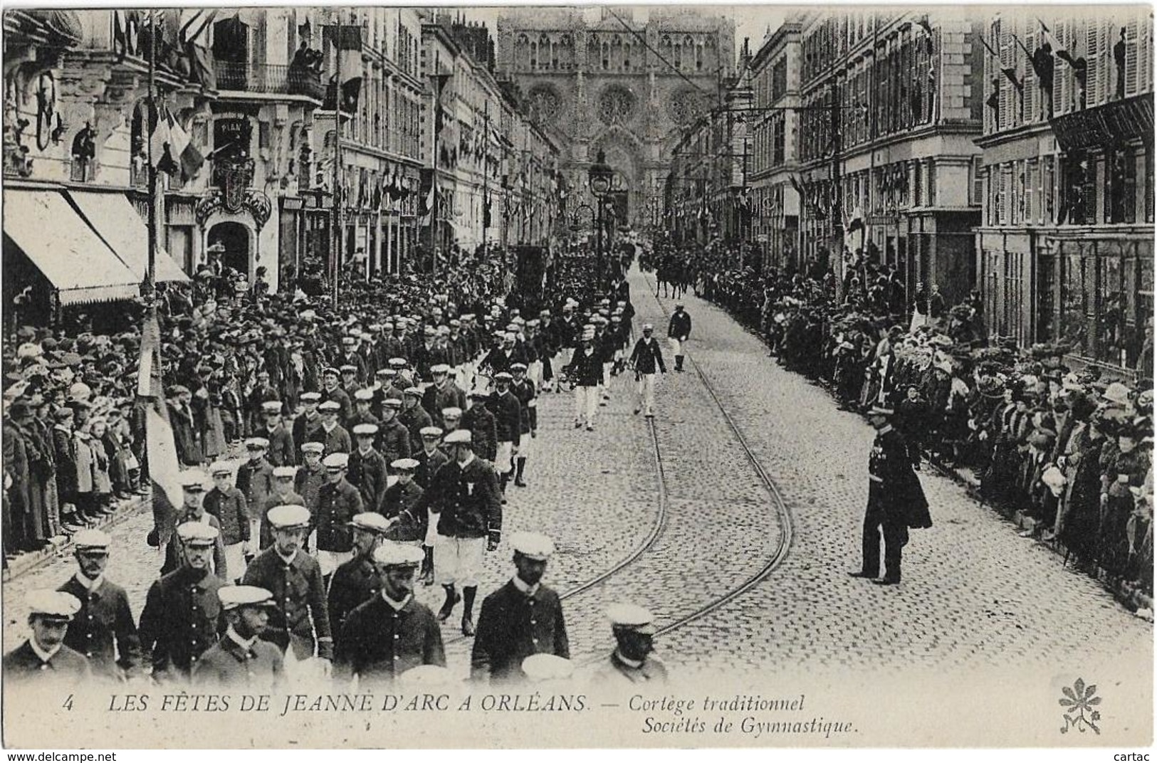 D45 -ORLEANS -LES FETES DE JEANNE D'ARC A ORLEANS - CORTEGE TRADITIONNEL-SOCIETE DE GYMNASTIQUE-Belle Animation - Orleans