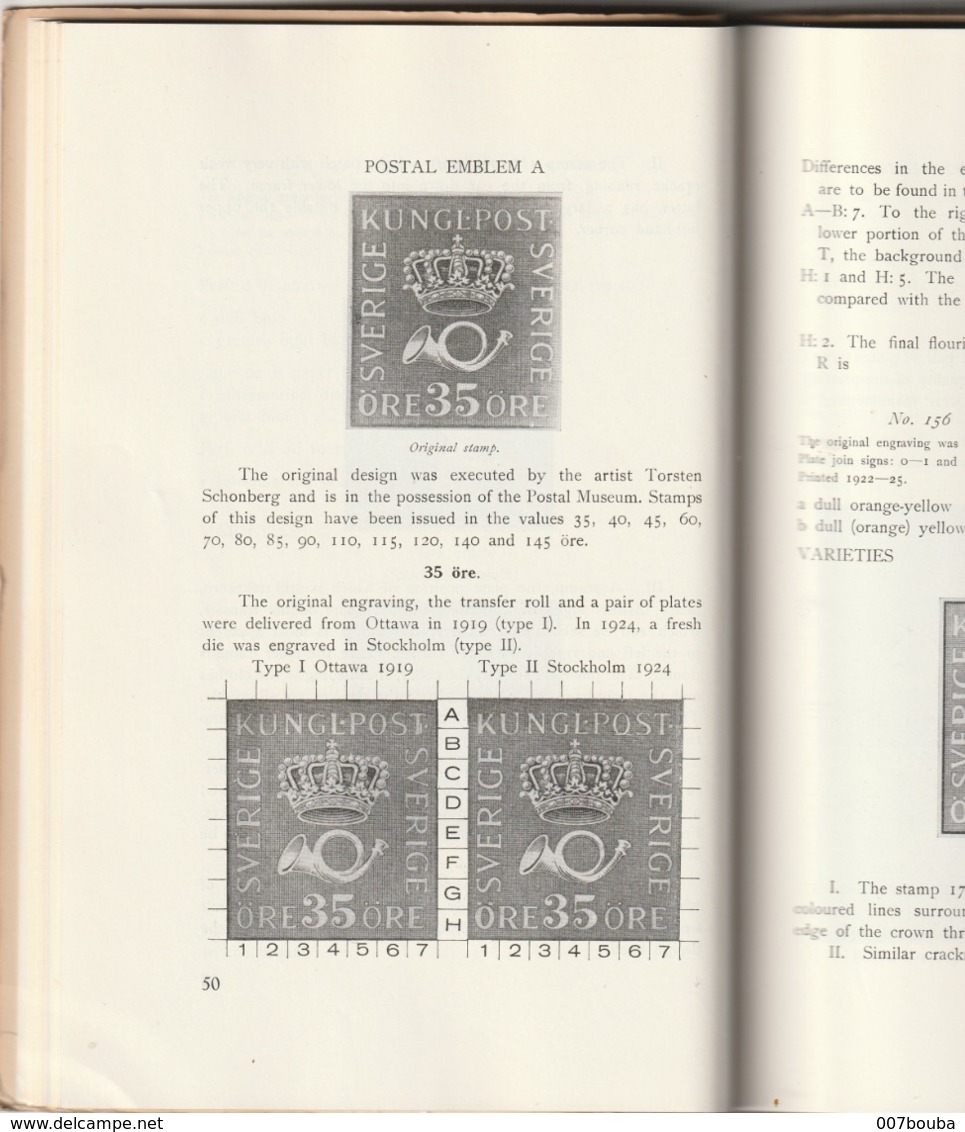 Suède - Postage Stamps Of Sweden 1920 - 1945 / Georg Menzinsky 1946 / 158 Pages - Guides & Manuels