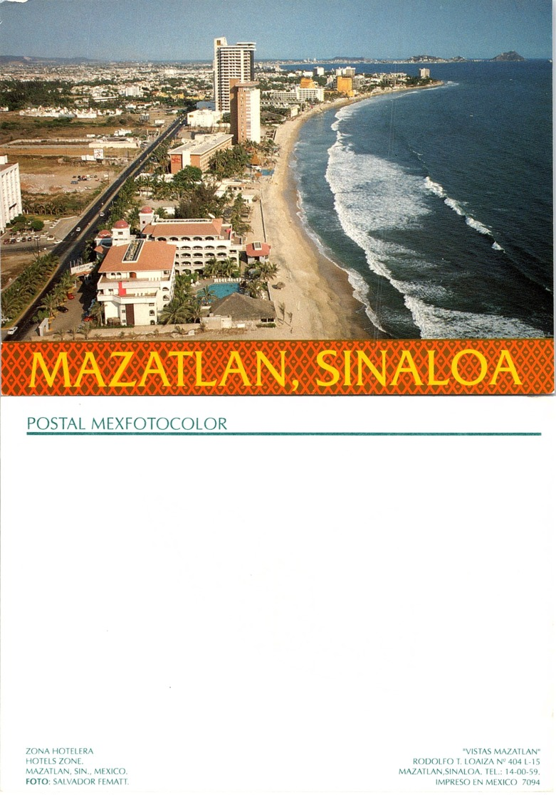 Mexico - Mazatlan Sinaloa - Hotels Zone - Mexico