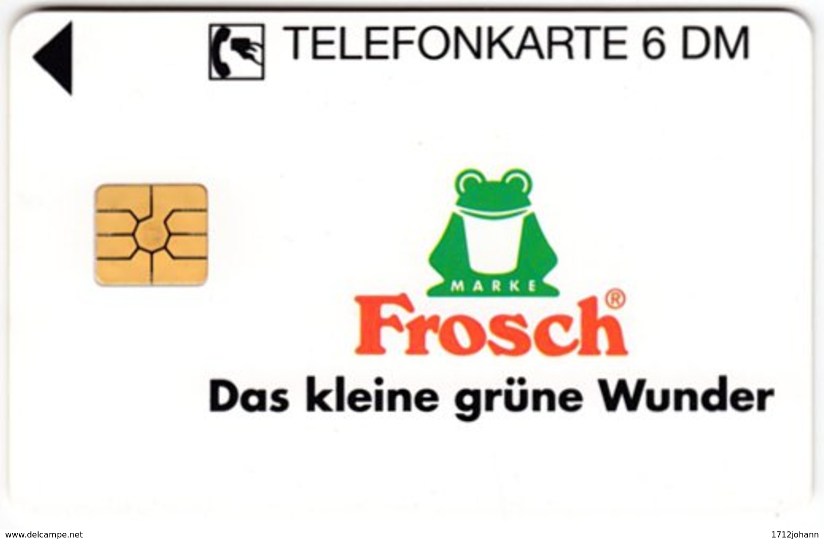 GERMANY K-Serie A-748 - 005 01.95 - Painting, Animal, Frog - MINT - K-Serie : Serie Clienti