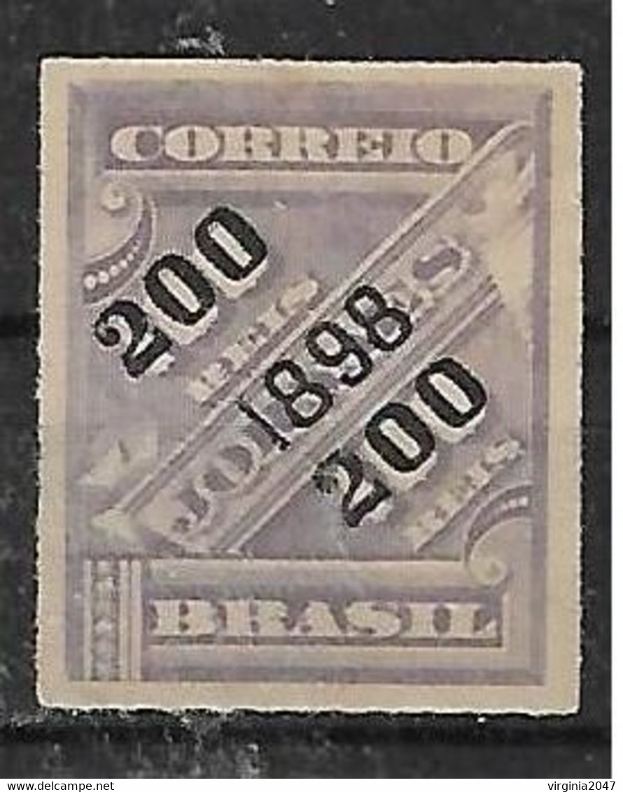 1898 Brasil S.s."200 1898 200"  Sin Dentar 1v.nuevo - Unused Stamps
