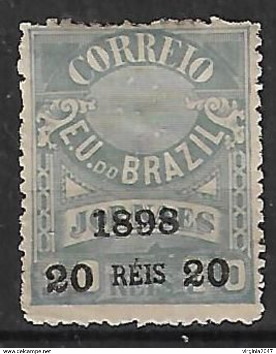 1898 Brasil S.s."1898 20 Reis 20"  Sin Dentar 1v.nuevo - Unused Stamps