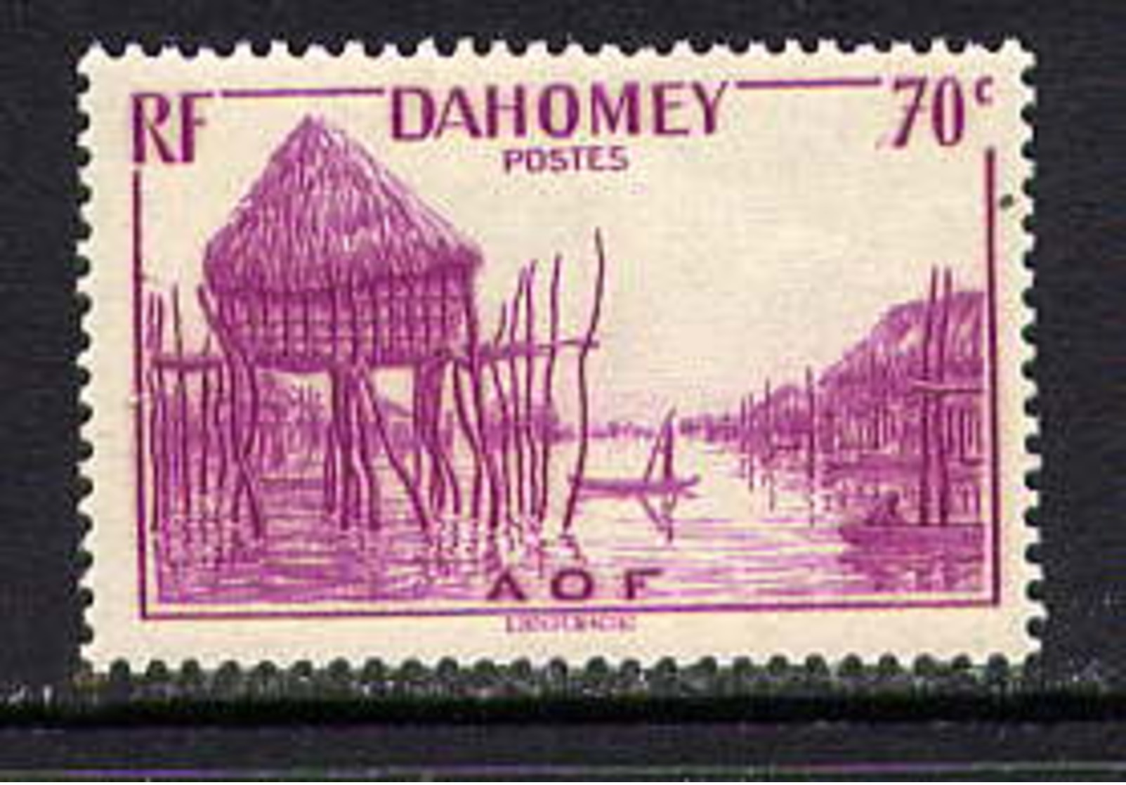 DAHOMEY - 130** - VILLAGE LACUSTRE - Unused Stamps