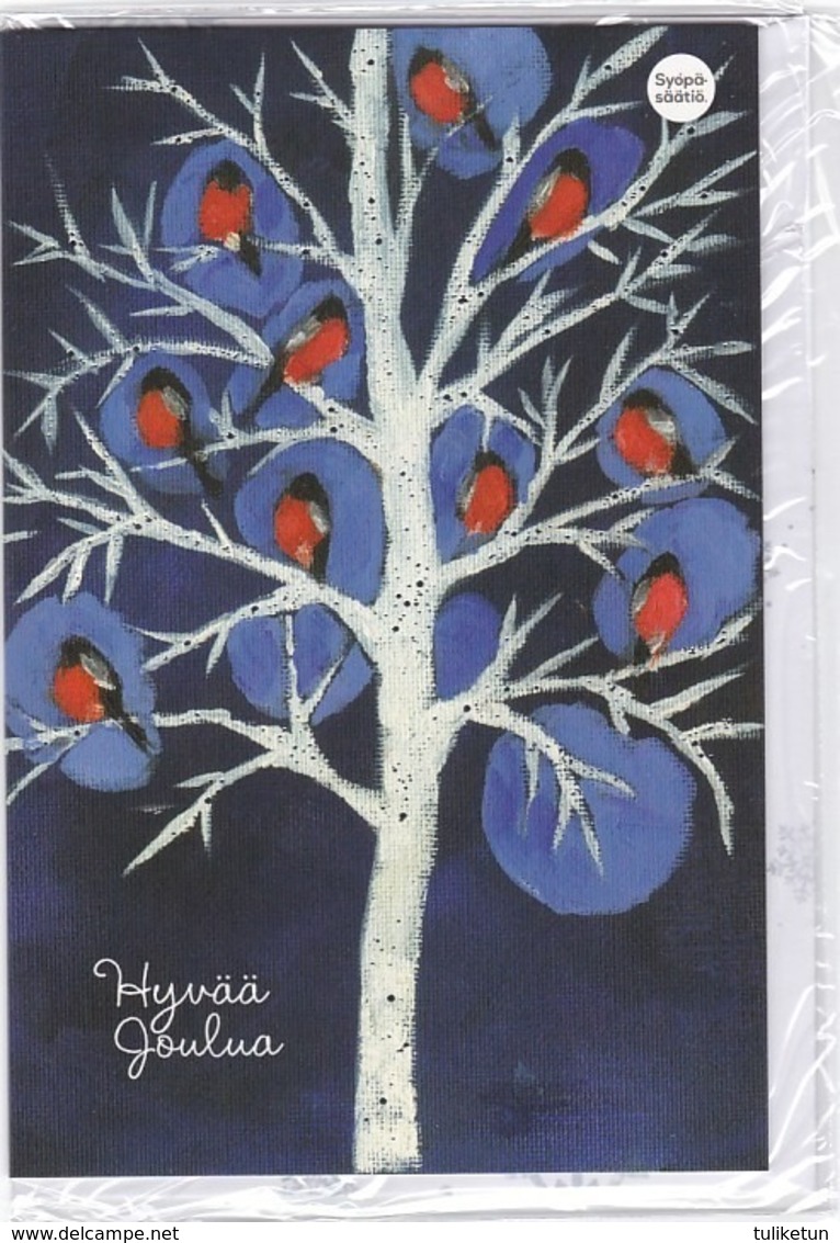 Postal Stationery - Birds - Bullfinches - Winter Landscape - Cancer Foundation 2019 - Suomi Finland - Postage Paid - Enteros Postales