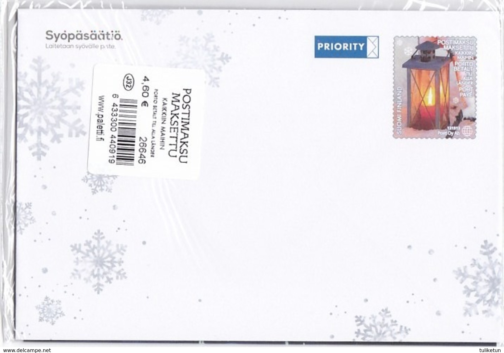 Postal Stationery - Birds - Bullfinches - Winter Landscape - Cancer Foundation 2019 - Suomi Finland - Postage Paid - Postal Stationery