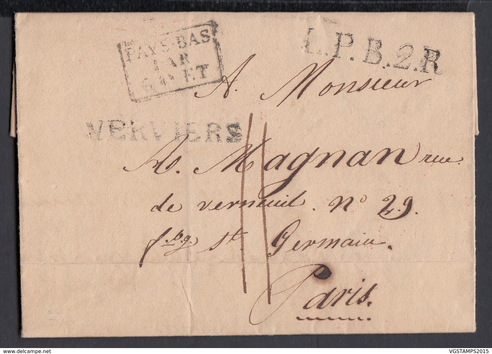 Belgique 1829 - Précurseur De Verviers à Paris .................  (BE) DC-4330 - Andere & Zonder Classificatie