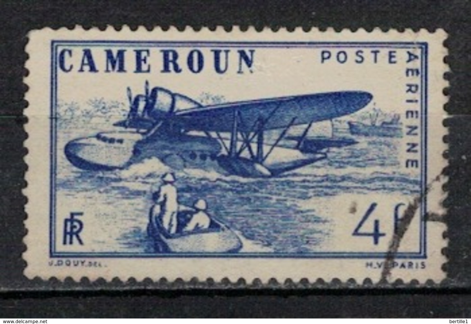 CAMEROUN             N°     YVERT   PA 6 ( 1 )    OBLITERE       ( Ob  5/47 ) - Airmail