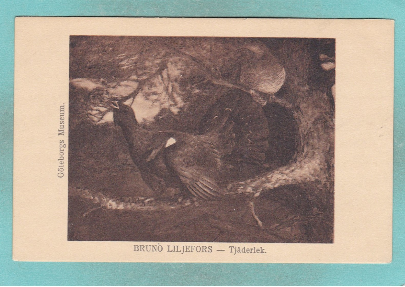 Small Post Card Of Swedish Artist,Bruno Liljefors,"Tjäderlek" (Capercaillies Singing),Sweden,N81. - Sweden