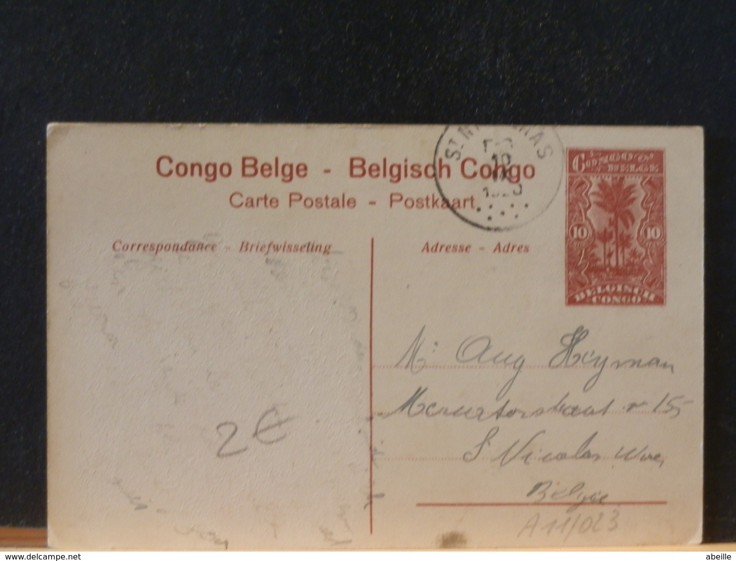 A11/022   CP CONGO LEOPOLDVILLE - Lettres & Documents