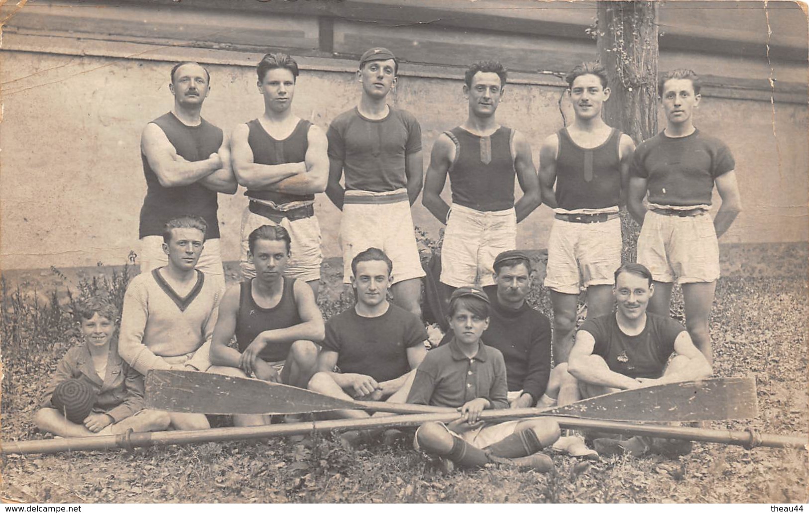 ¤¤   -   Carte-photo Non Située  - Une Equipe De Sportifs - Aviron , Rameurs   -   ¤¤ - Aviron