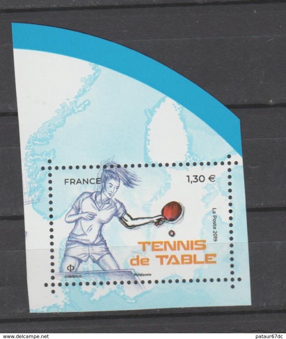 FRANCE / 2019 / Y&T N° 5326 ** : Du Bloc "Sport Couleur Passion" (Tennis De Table Féminin) - Gomme Intacte - Unused Stamps