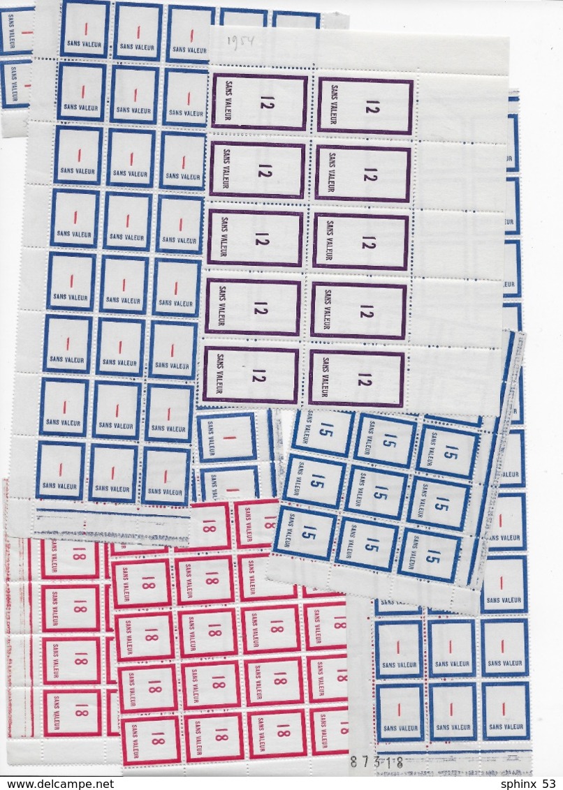 Vrac FICTIFS Avant 1960 - Neufs ** En Fragments (- 10 T Avec AD) - Fictifs