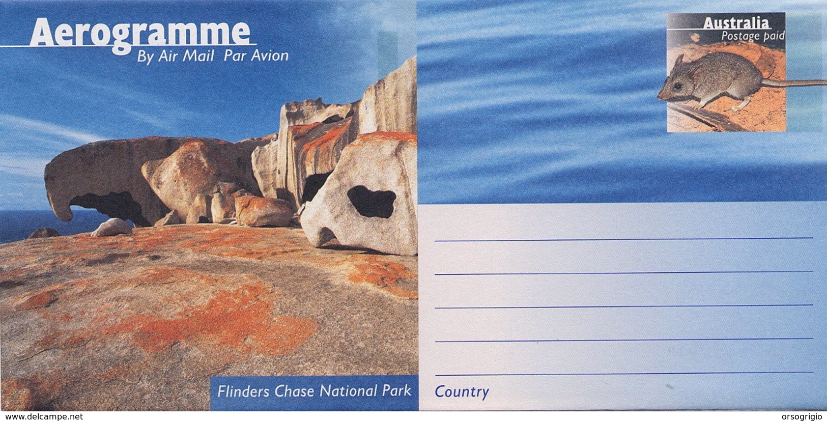 AUSTRALIA - Intero Postale - FLINDERS CHASE NATIONAL PARK - KANGAROO ISLAND - SOOTY DUNNART - Altri & Non Classificati