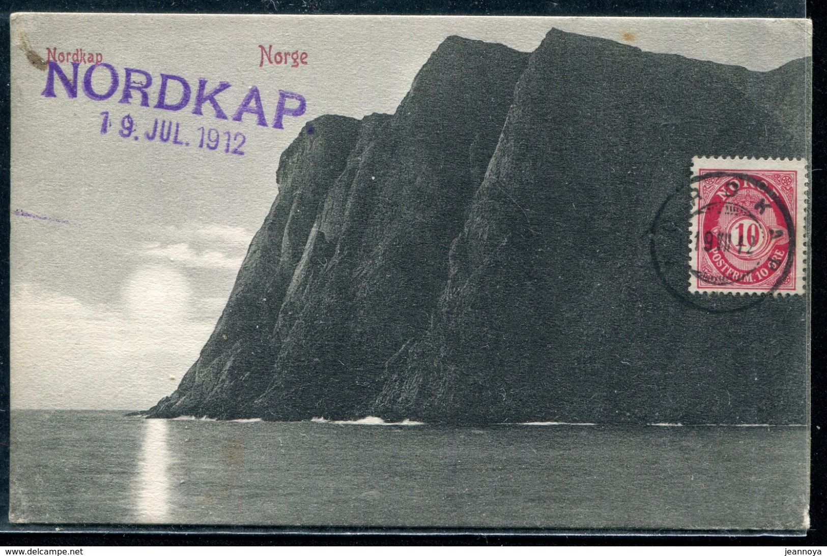 NORVEGE - N° 73 / CP DE NORDKAP LE 19/7/1912 POUR VERSAILLES - TB - Lettres & Documents