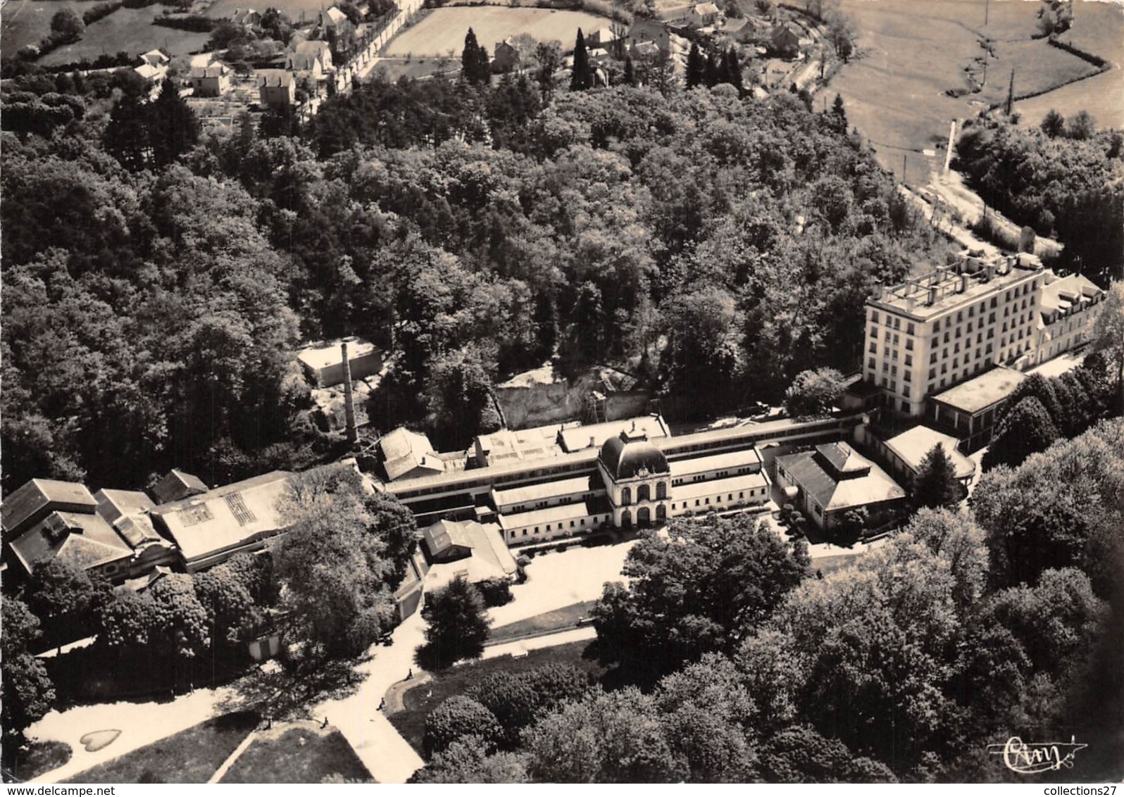 58-SAINT-HONORE-LES-BAINS- VUE AERIENNE L'HÔTEL THERMAL - Saint-Honoré-les-Bains