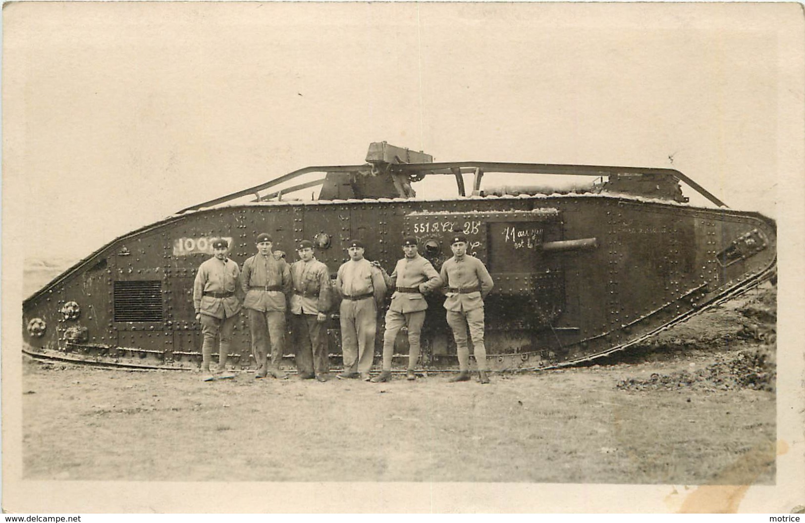 CAMP DE CHALONS -  Tank Allemand, Carte Photo En 1924. - Casernes