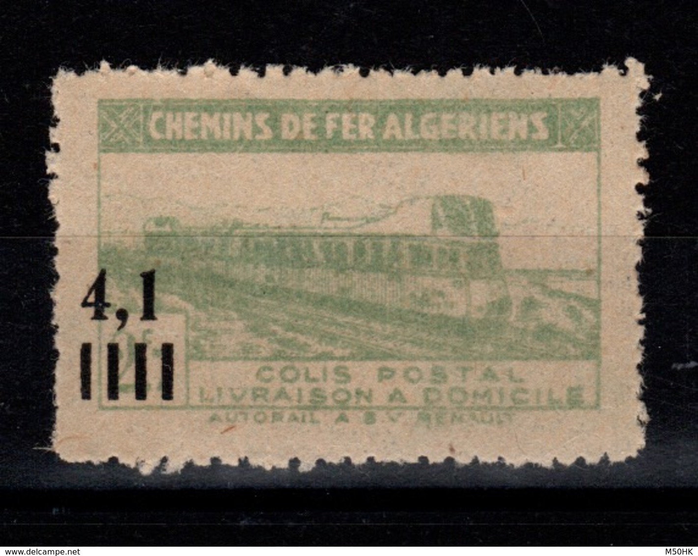 Algerie - Variete Colis Postaux N** Luxe YV 131 Sans Surcharge Controle - Parcel Post