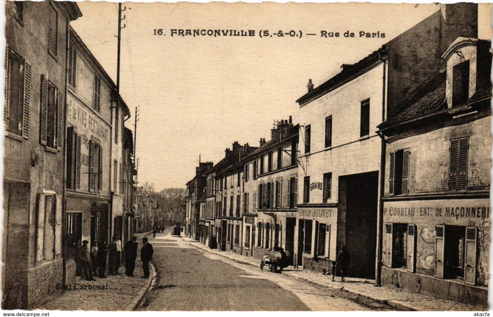 CPA FRANCONVILLE (S.-&-O.) - Rue De PARIS (290196) - Franconville