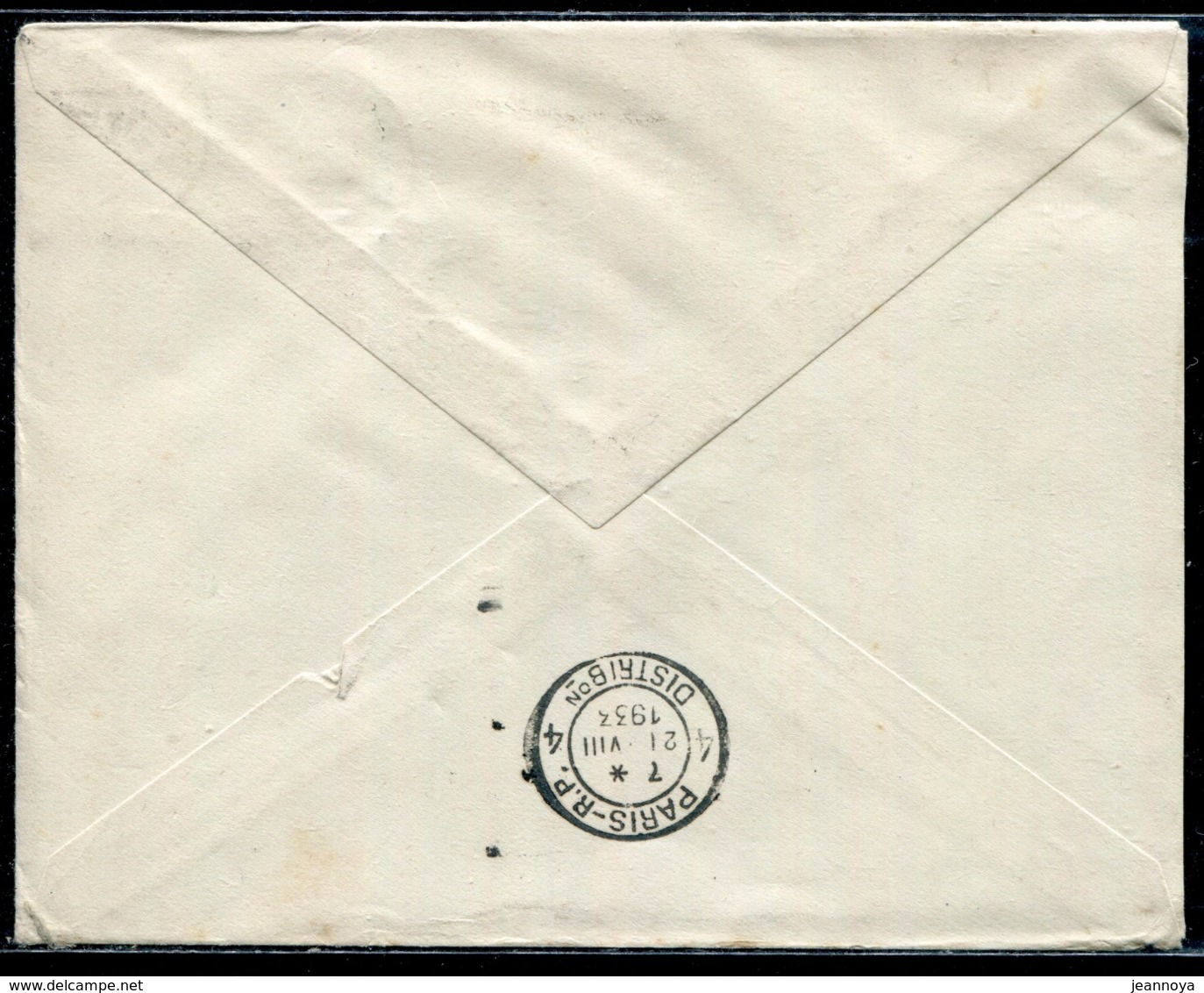 NORVEGE - N° 158 / LETTRE D' HAMMERFEST LE 13/8/1933 POUR PARIS - TB - Lettres & Documents