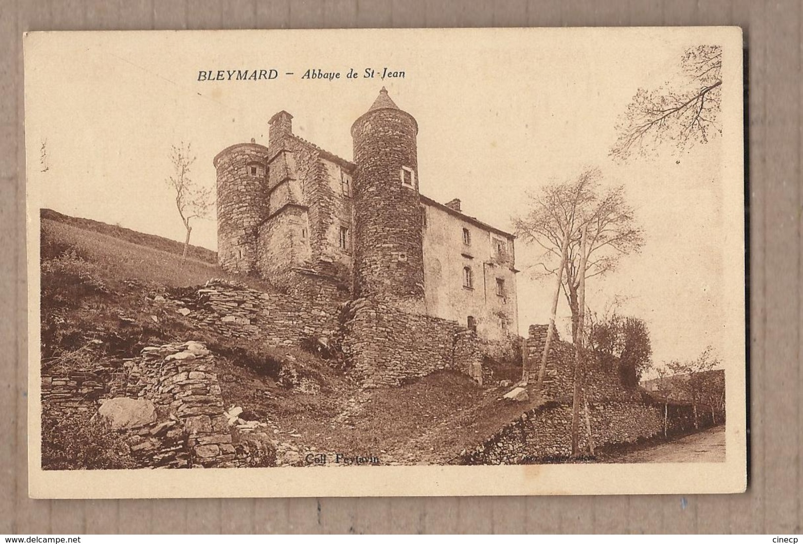CPA 48 - BLEYMARD - Abbaye De Saint-Jean - TB PLAN EDIFICE RELIGIEUX - Le Bleymard