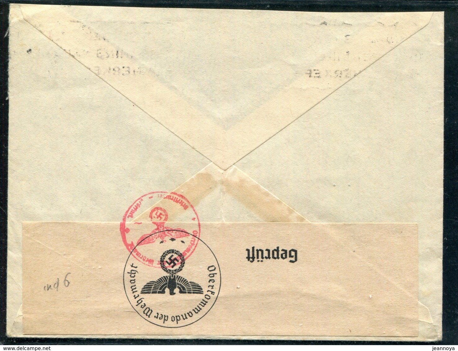 NORVEGE - N° 189 / LETTRE AVEC O.M. D'OSLO LE 6/6/1940 POUR BERLIN AVEC CENSURE - TB - Lettres & Documents