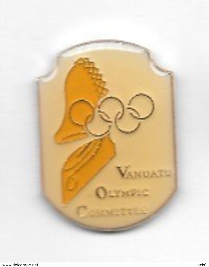 Pin's  Sport  Vanuatu Olympic Committee, ASSOCIATION VANUATU DES SPORTS ET DU COMITÉ NATIONAL OLYMPIQUE - Olympische Spelen