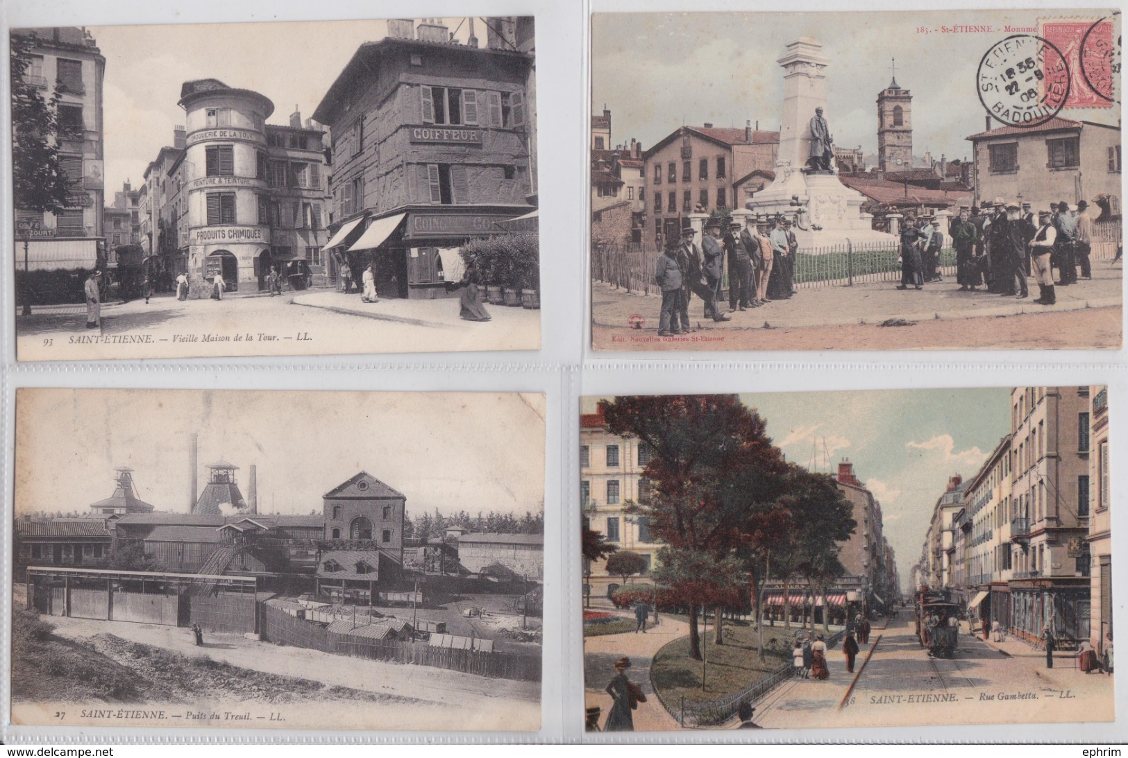 Saint-Etienne - Lot De 37 Cartes Postales Anciennes - Saint Etienne