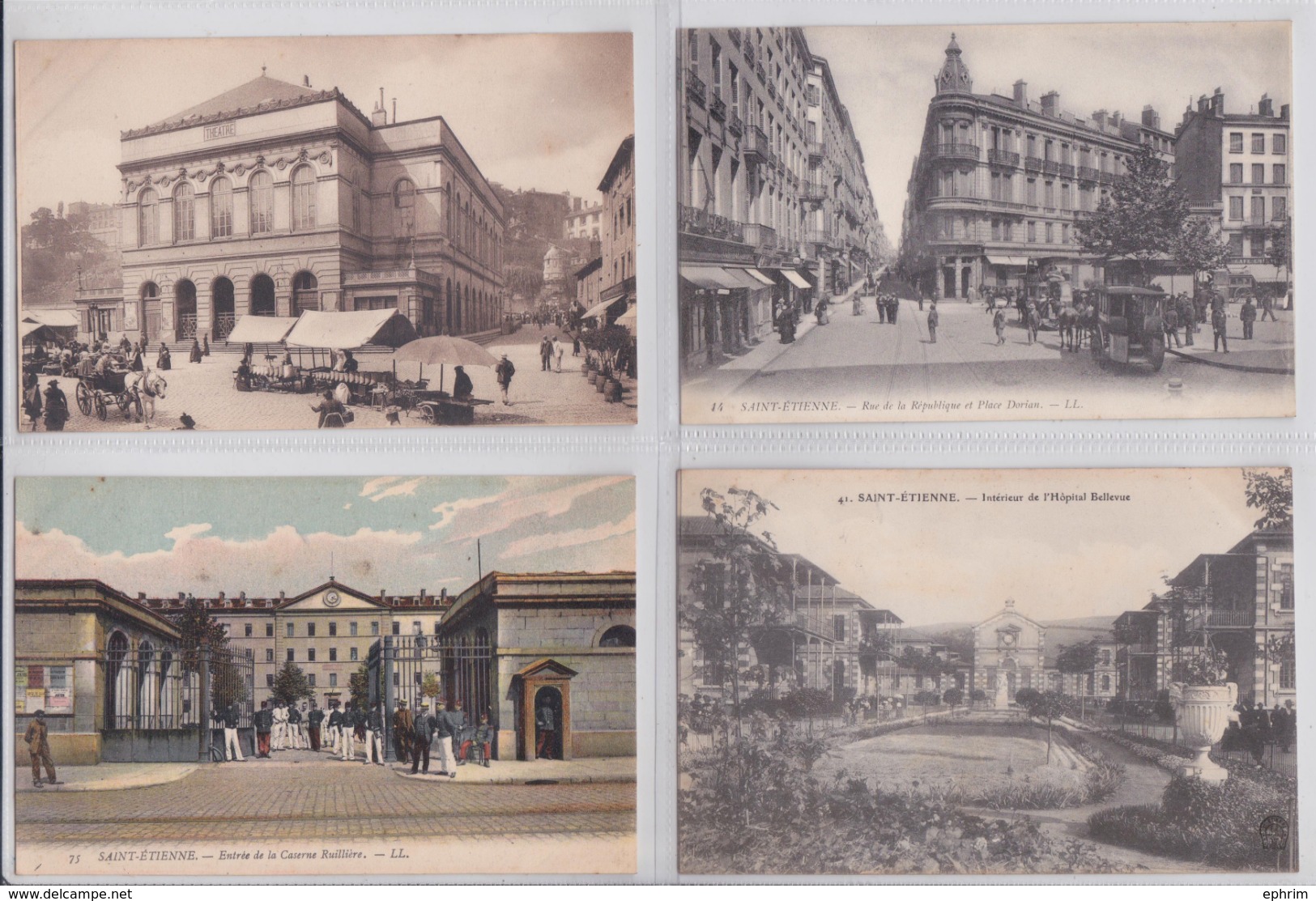 Saint-Etienne - Lot De 37 Cartes Postales Anciennes - Saint Etienne