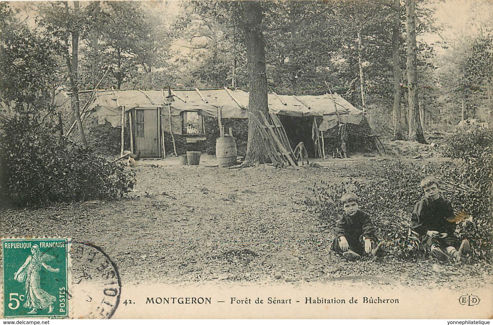 91 - Essonne - MONTGERON - 912705 - Forêt De Sénart - Bûcheron - Montgeron