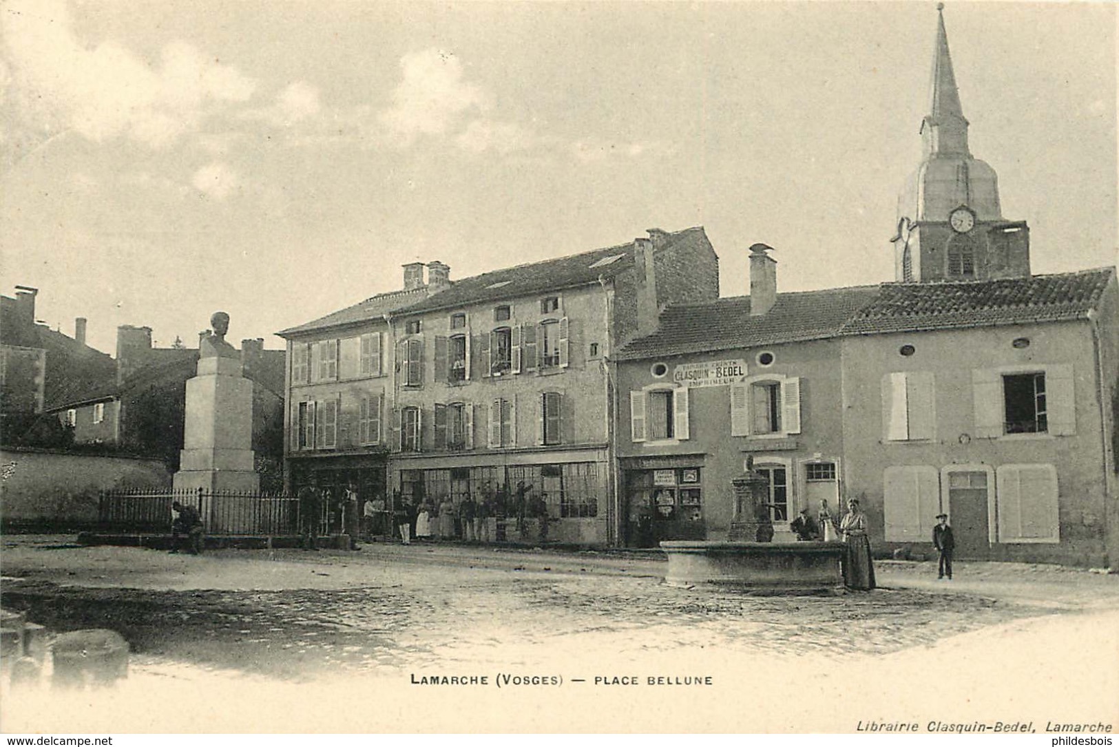 VOSGES  LAMARCHE  Place Bellune - Lamarche