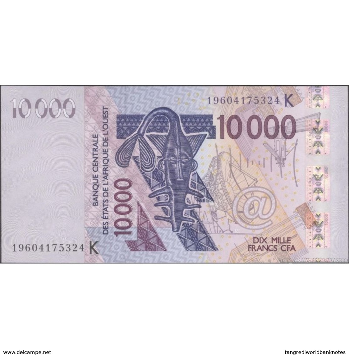 TWN - SENEGAL (W.A.S.) 718Ks - 10000 10.000 Francs 2003 (2019) UNC - Stati Dell'Africa Occidentale