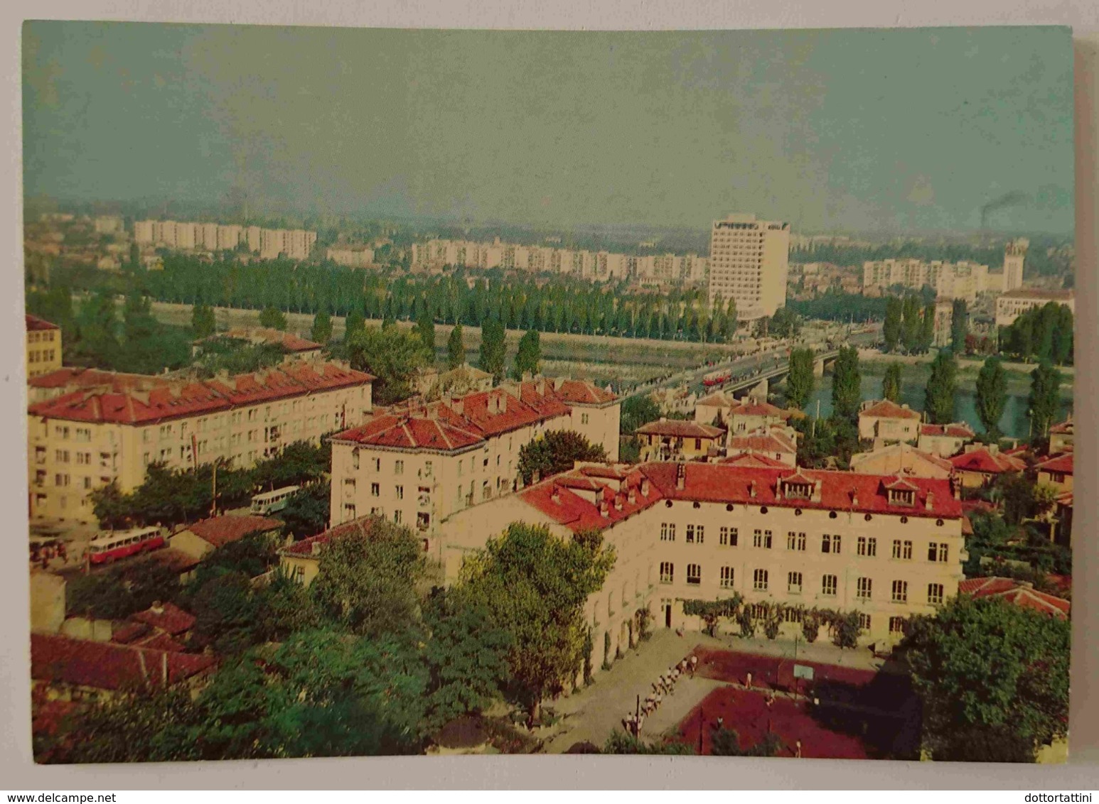 PLOVDIV - Bulgaria - View Of The City With The River Maritza  - Bus -  Nv - Bulgaria