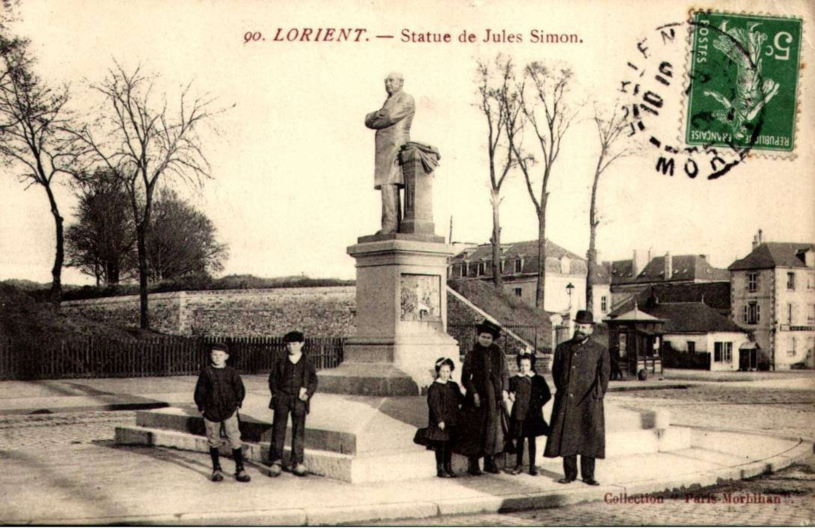 >  >56] Morbihan > Lorient / STATUE  DE JULES  SIMON - Lorient