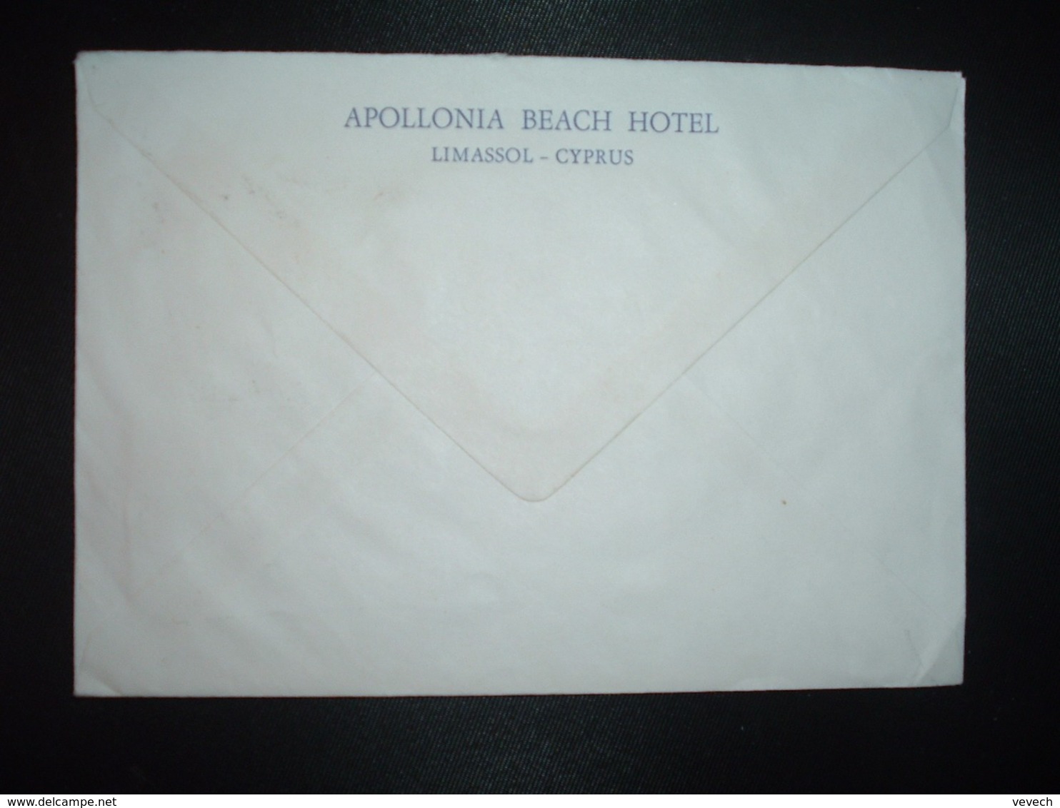 LETTRE POUR LA FRANCE TP STONE HEAD 50 M Paire OBL.? 12 1972 + APOLLONIA BEACH HOTEL LIMASSOL - Lettres & Documents